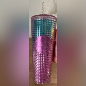 Venti Starbucks Tumbler Beautiful Pink Blue